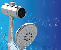 Regadera Helvex con Bluetooth